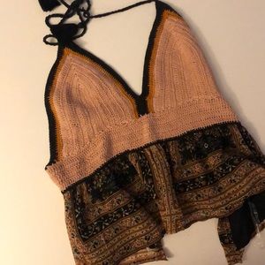 Gorgeous BoHo halter top